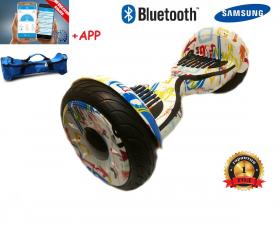 Гироскутер Smart Balance Wheel SUV 10.5 Premium с колонками + самобалансир красный огонь