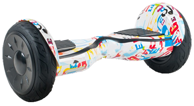 Гироскутер Smart Balance Wheel SUV 10.5 Premium с колонками + самобалансир оранж граффити