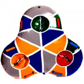 Тюбинг трехместный Трио